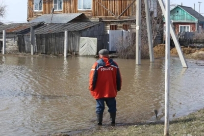 Паводок в Тюменской области: Жители борются с наводнением
